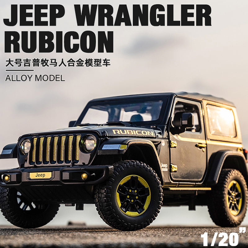 Model Car - JEEP-2402, Jeep Wrangler Rubicon Model Car – imixhome