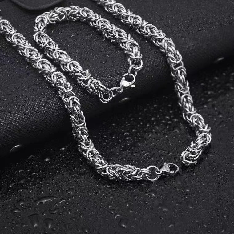 NL-0037,Titanium Necklace Without Pendant