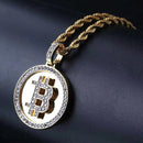 NL-BITCOIN, HipHop Style Bitcoin Necklace