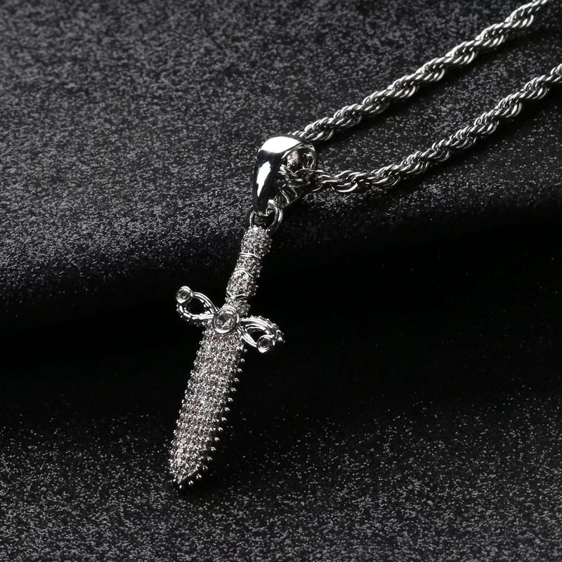 NL-DAGGER, HipHop Style Dagger Necklace