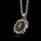 NL-DZ013, Stainless Steel & Copper Compass Necklace