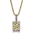 NL-GOLDBULLION, HipHop Style Gold Bullion Necklace