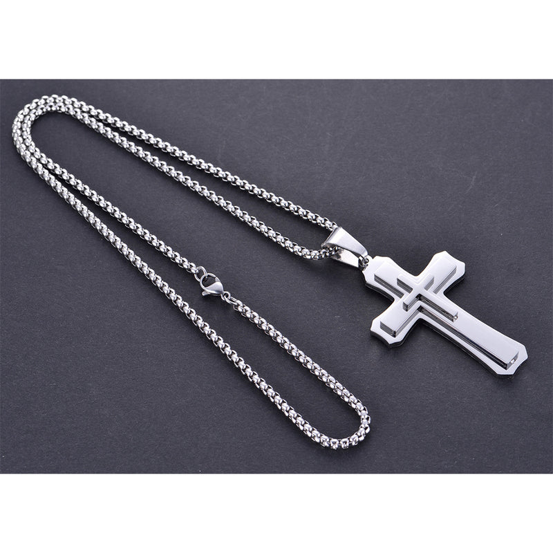 NL-GX1213, Stainless Steel Cross Necklace