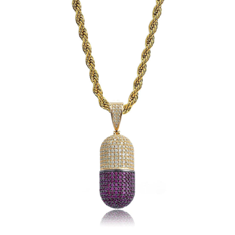 NL-PILL, HipHop Style Pill Necklace