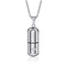 NL-X019,Stainless Steel Pill Necklace