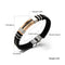 BA-PH793,Stainless Steel & Silicone Bracelet