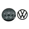 POLO-21DA-COVER-SET, VW POLO 21 Edition Black Style Front & Rear Badge Cover Set