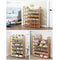 SHR-001-5-80, Bamboo-Wood 5 Tier Shoes Rack