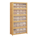 SHR-002-2-80, Bamboo-Wood 2 Tier Shoes Rack