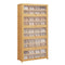 SHR-002-8-80, Bamboo-Wood 8 Tier Shoes Rack