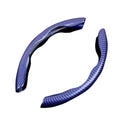 SWC-001, 2 PCS Universal Carbon Fibre Style Steering Wheel Cover