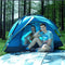 TENT-003, 3~4 Sleeper A Pop-Up Build-Up 2 In 1 Tent