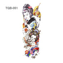 TQB-016, Full Arm Temporary Tattoo Sticker
