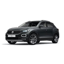 TROC-21-DA-COVER-SET, VW T-ROC 2021 Black Style Front & Rear Badge Cover Set