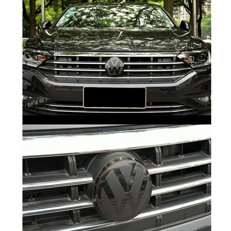 VW-FBC-14, VW 2020 Edition Black Style Front Mirror Badge Cover