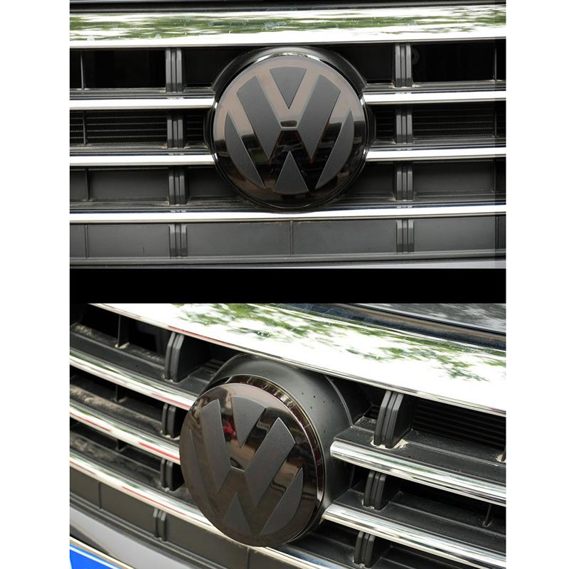 VW-FBC-14, VW 2020 Edition Black Style Front Mirror Badge Cover